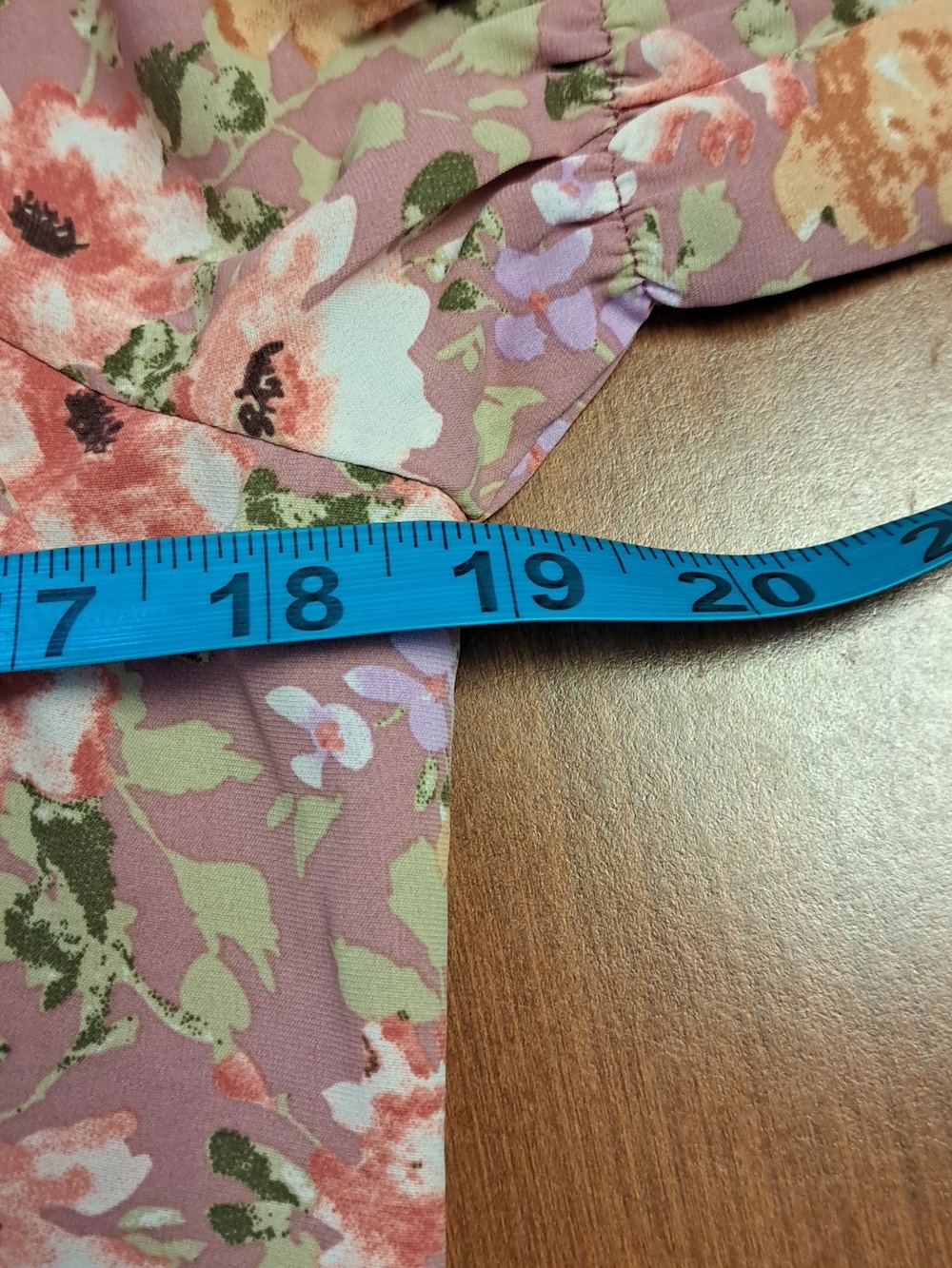 Inmod Floral Pink Maxi Dress with Puff Sleeves L Ptp 19" - Picture 8 of 8